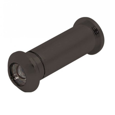 CAL-ROYAL 160 Degrees Brass Door Viewer, 1/2 Bore, Plastic Lens, for 1-3/8 to 2 Thick Doors, US10B Oil DV90-10B